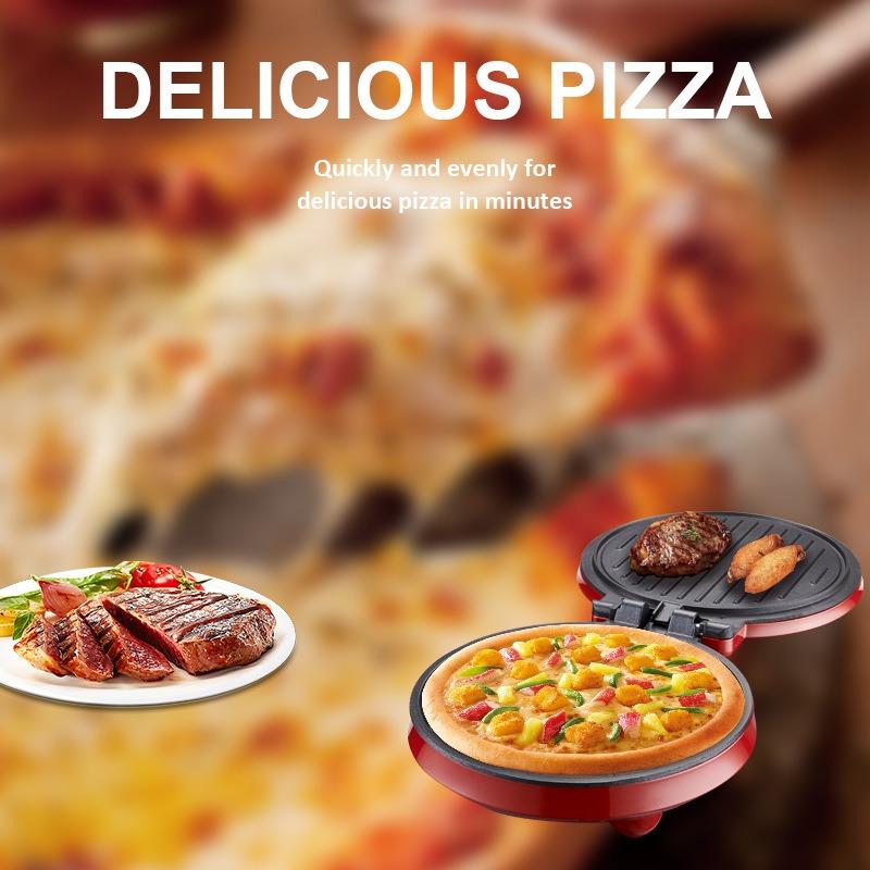 110V Electric Pizza Machine, Double-sided Heating Electric Cake Pan, Pancake Machine, Pancake Machine, Multi-function Frying