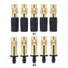 5-15pcs Atomization Nozzle Adjustable Fogging Cooling Nozzles Copper Atomization Sprinkler Connecting 4/7 Irrigation Tools