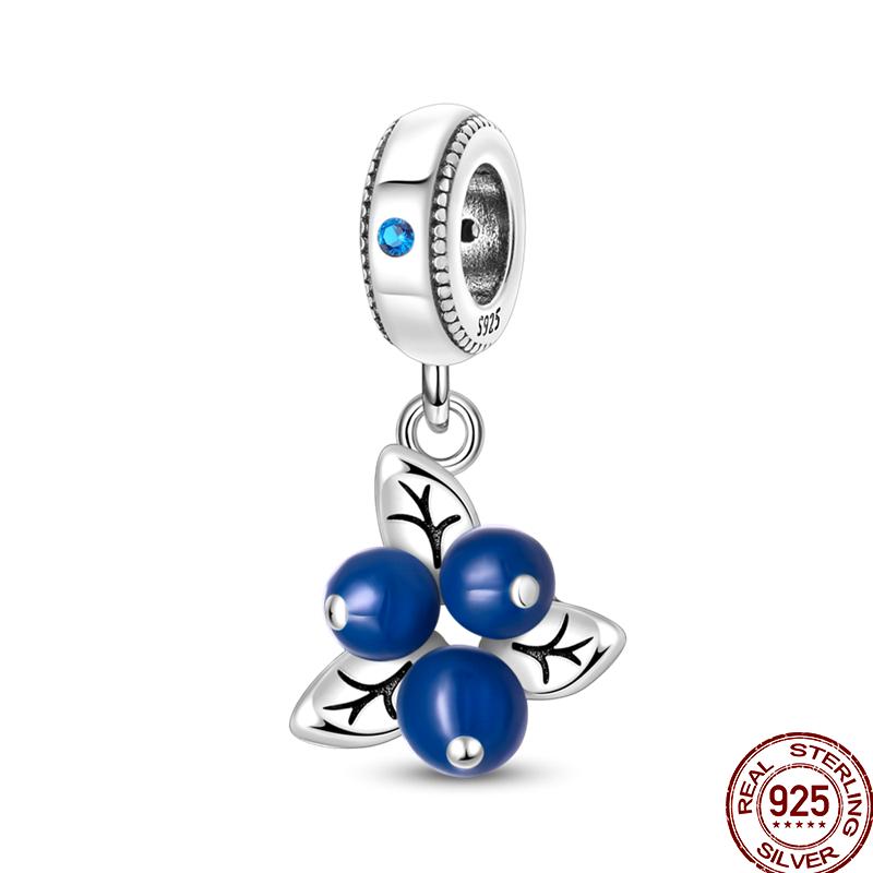 Copper Dessert Afternoon Tea Series Pink Zircon Sweets Playground Series Suitable Fit Pan Original Bracelet Diy