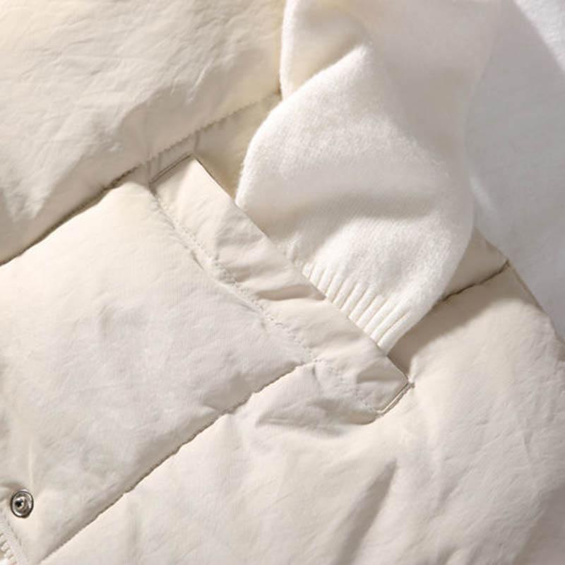 Autumn and Winter Down Coat Vest Women's Outer Wear Short Wild Waistcoat Waistcoat Lightweight  Coat Jacket Tide