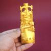 Gold-Plated Wealth God Buddha Statue Ornament for Home and Shop Worship Ruyi Bodhisattva Metal Craft Gift Wholesale