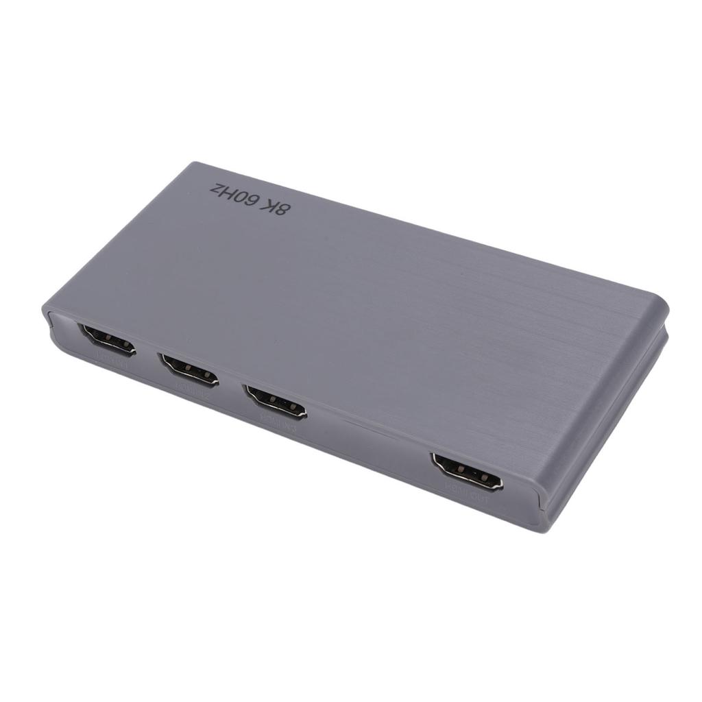 8K 3x1 HD Multimedia Interface Switch 40Gbps High Resolution Switch 4K 144Hz 8k 60Hz with Remote Control 3 Ports for
