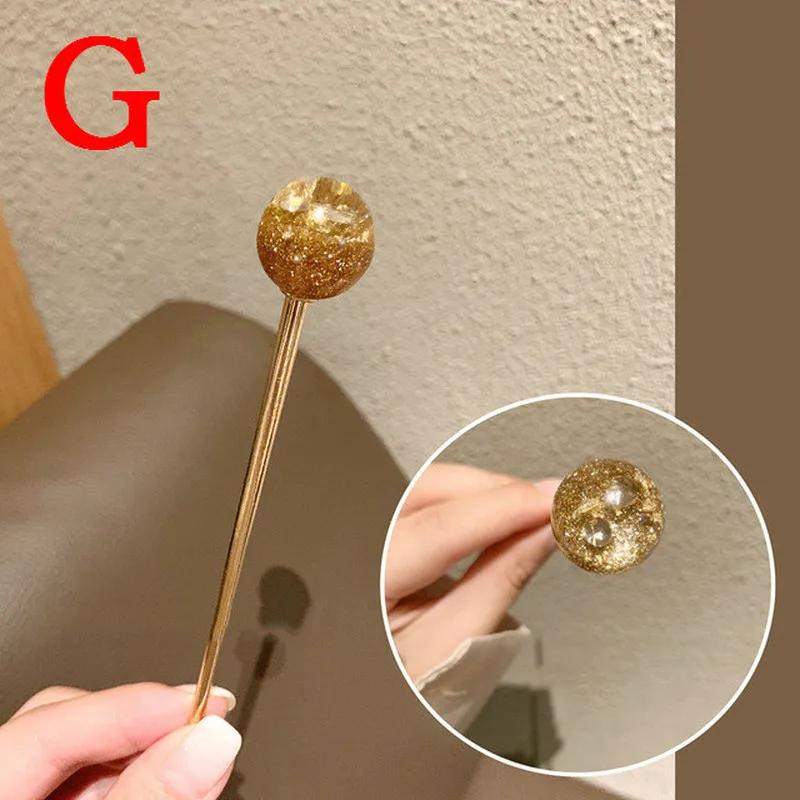 

Металлические золотистого цвета женские заколки для волос аксессуары для волос подарок золотая фольга звездное небо заколки для волос палочки для волос модная бижутерия G