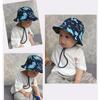 Boy Summer Sun Protection Fisherman Hat Dinosaur Pattern Bucket Hat