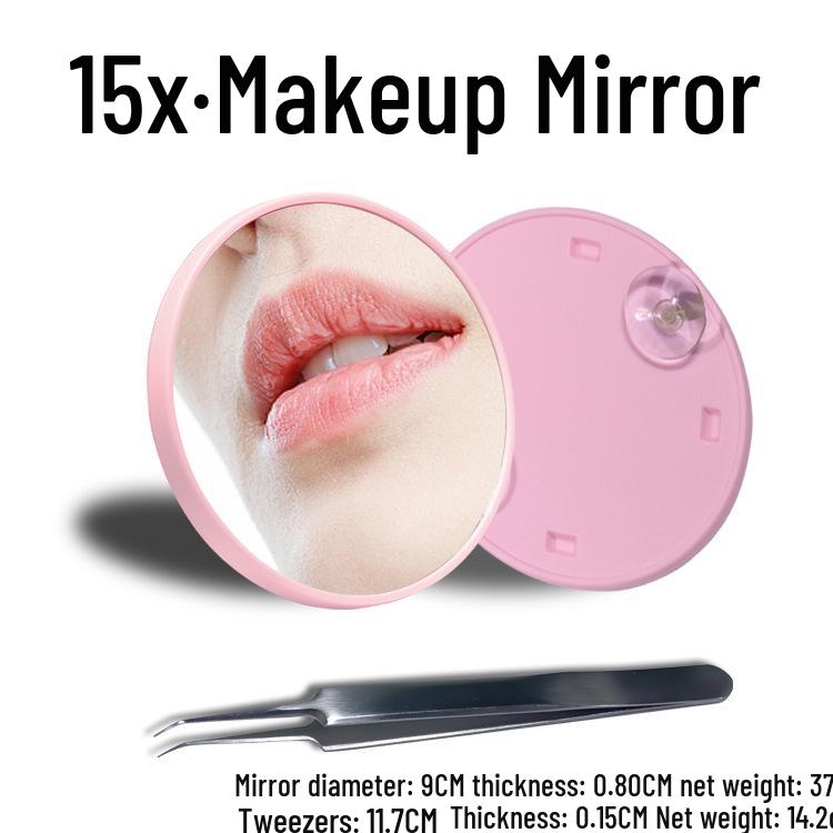 Portable 5x/10x HD Beauty Makeup Mirror with Suction Cup