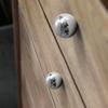 Brass Silver Ball Furniture Pull Handles Hand-Forged Hammer Cabinet Handles Door Drawer Knob Kitchen Wardrobe Cupboard Pulls