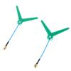2pcs Y1240 FPV Antennae 1.2GHz 1.3GHz 3dBi Dipole FPV Antennae for RC Drone Goggles Display Transmitter VTX Receiver