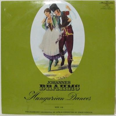 LP Record JOHANNES BRAHMS PHILHARMONIC ORCHE  Hungarian Dances Nos 121 LPX11566 Hungaroton Hungary Classical Used