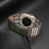 Titanium Metal WatchBand for Apple Watch Band Ultra 3 49mm Series 11 10 9 8 7 6 SE Rubber Luxury Strap for iWatch 46mm 45mm 44mm