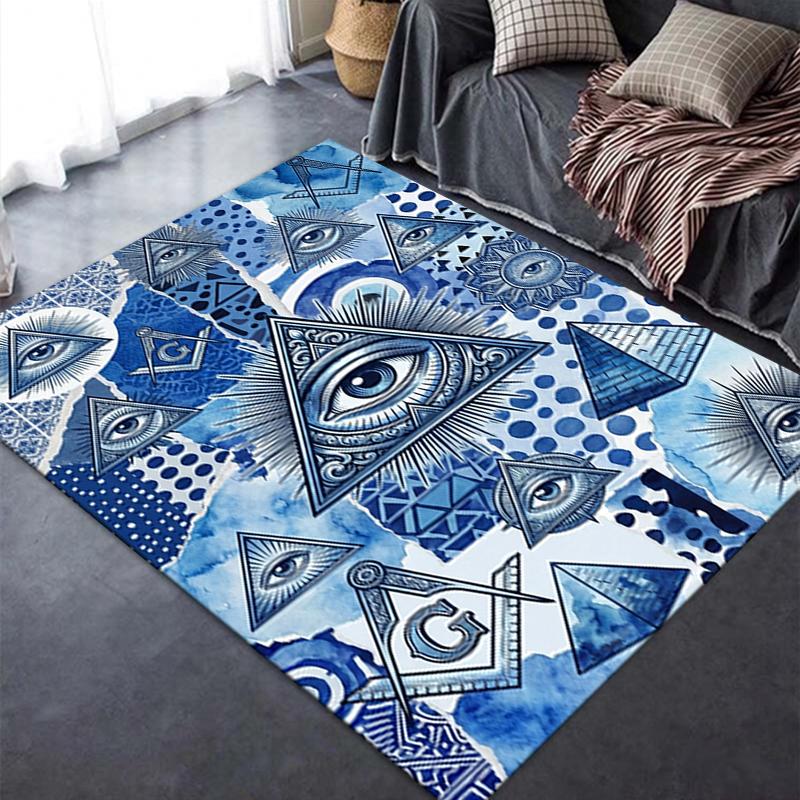 2025 New Knowing Eye Carpet Rug for Living Room Bedroom Home Sofa Decoration,Kids Play Non-slip Floor Mat136
