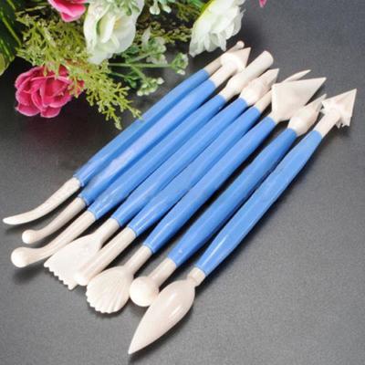 8 Pezzi Penna per Scolpire Facile da Usare Doppia Testa in Plastica Doppia Testa Penna per Scolpire Torte per Stampo per Caramelle