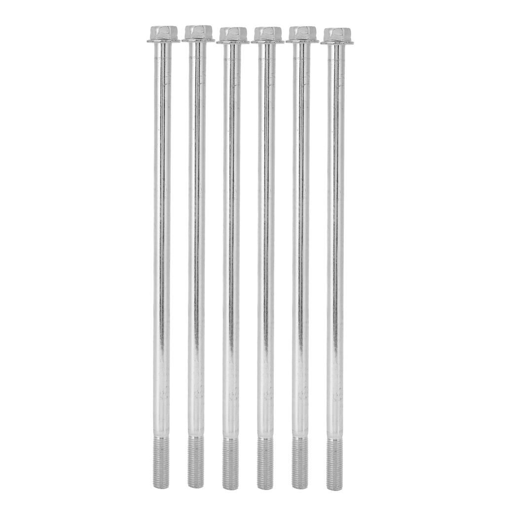 6 Stück Flanschschraube M10x260 Anlasser Motor Mitte Flanschschraube Benzin Generator Ersatzteile