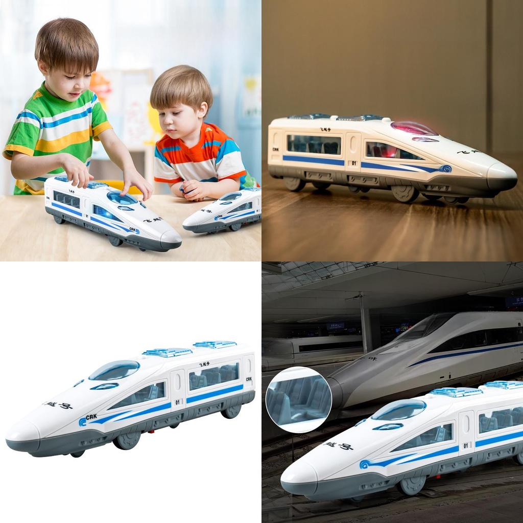 Inertia Train Toy For Kids With Lights And Music For Interactive Play