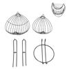 2 Tier Hammock Fruit Basket Iron Circular Wire Basket Vegetable Fruit Storage Desktop Holder