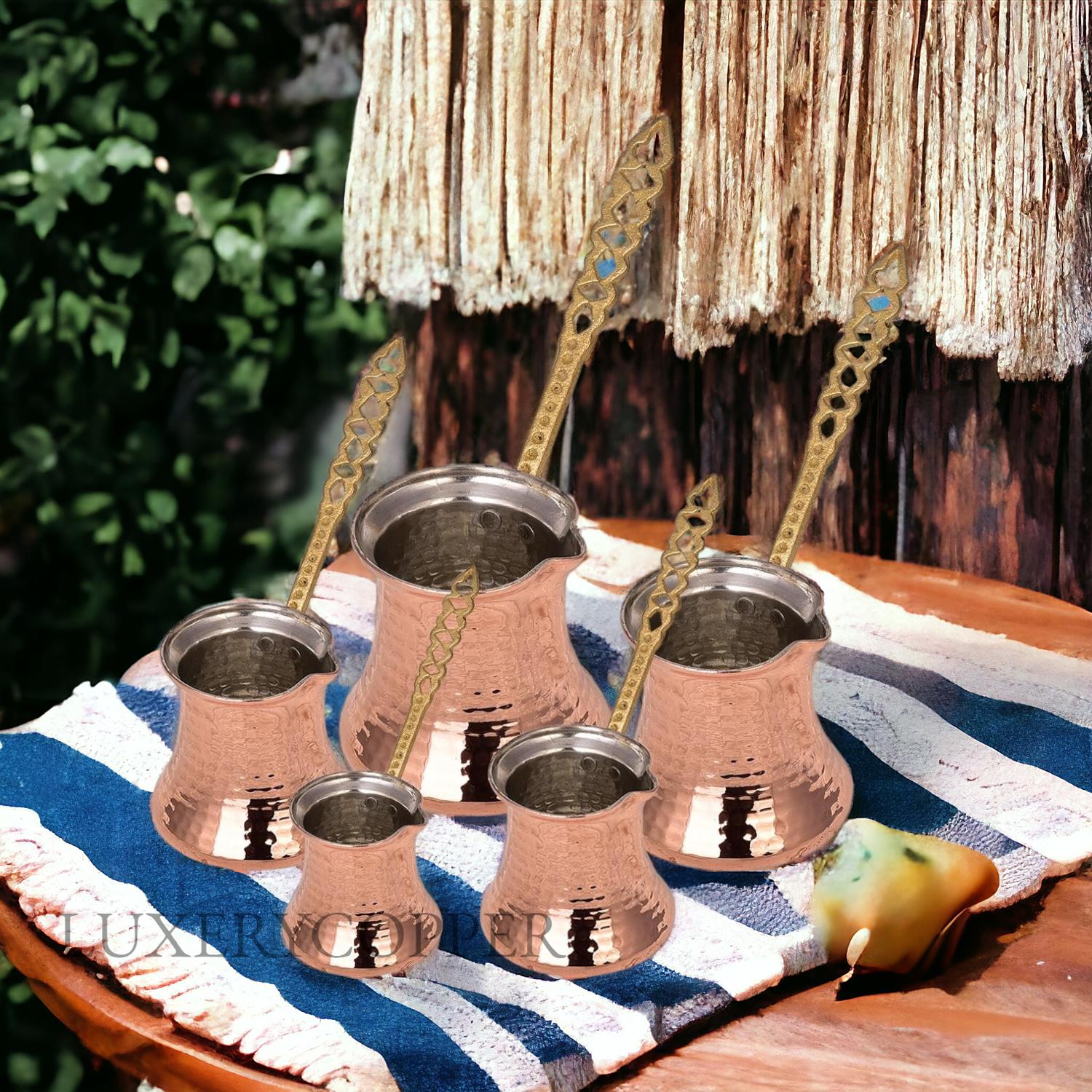 

Наборы турецких кофейников премиум-класса Ember Copper Copper 1 person 90ml