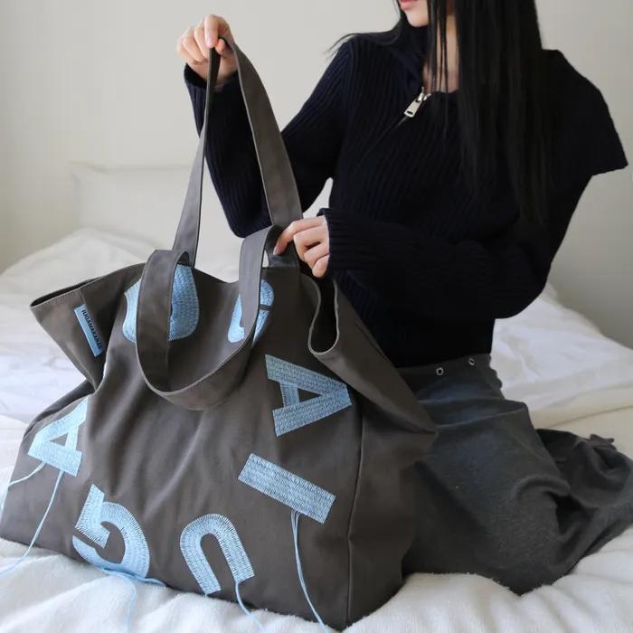 IUGA Big Shopper Bag (Charcoal)