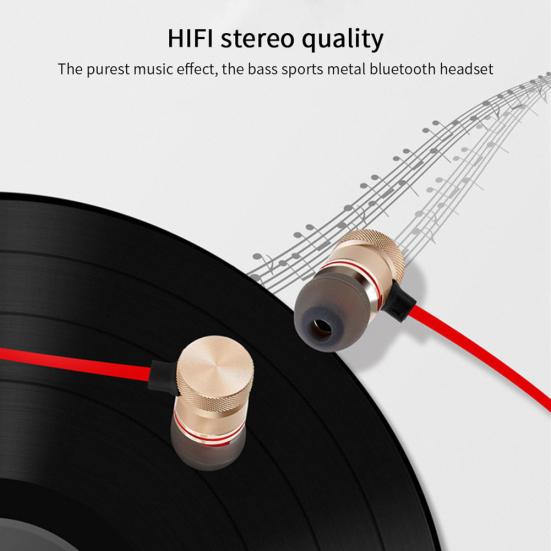 XT6 Magnetic Bluetooth-compatible HiFi Stereo In-Ear Wireless Earphone Sports Headphone