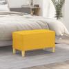 Day and Night - Day and Night Yellow Fabric Bench 70x35x41 Cm