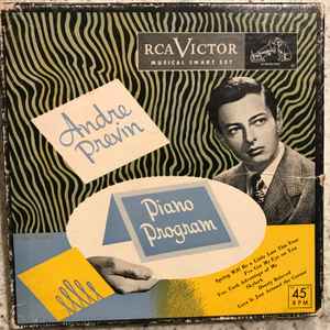 

7inch Record ANDRE PREVIN - Piano Program WP314 RCA VICTOR 1951 US Jazz Used