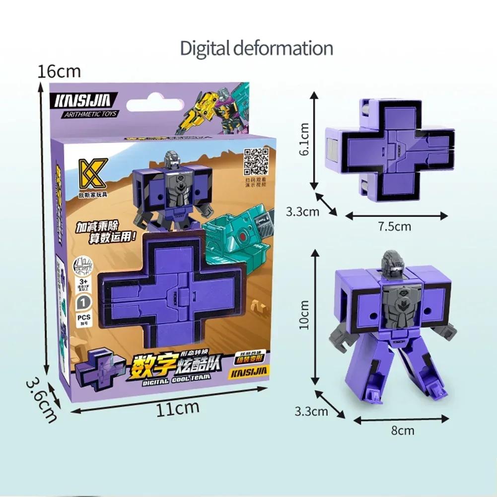 

Цифровые Номера Боты Развивающие Игрушки Транспорт Танк Воин Деформация Фигурки Трансформация Робот Для Детей