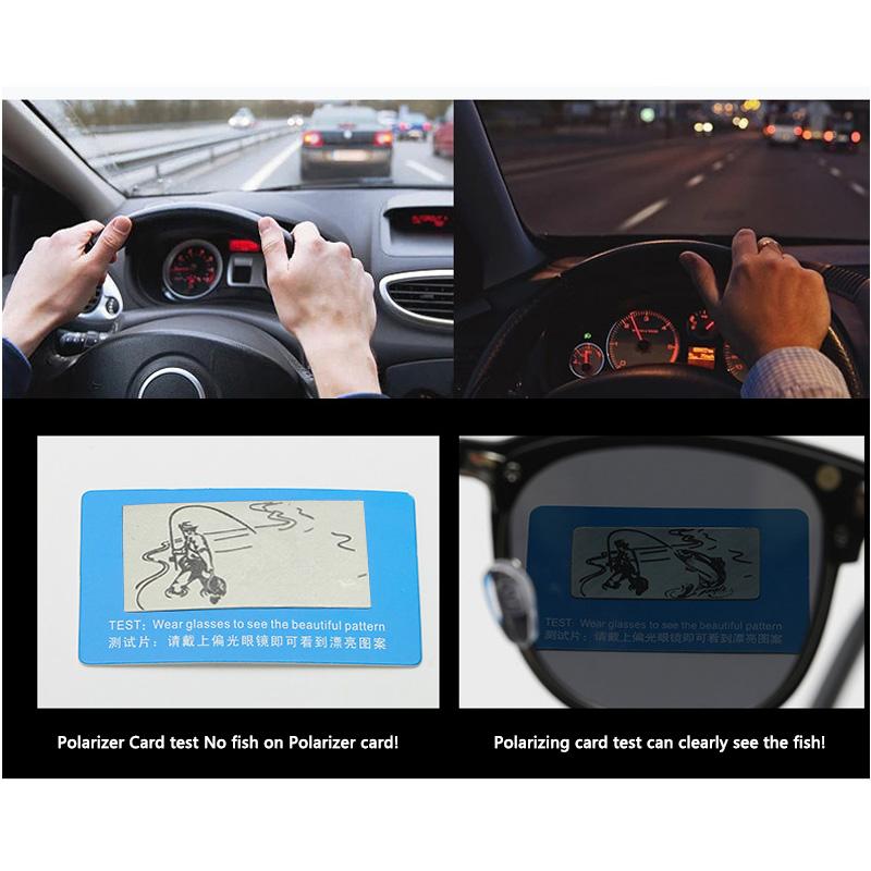 2218 2 In 1 Magnetic Clip On Sunglasses for Women Men Classic Plastic Frame For Night Driving Sunglasses UV400
