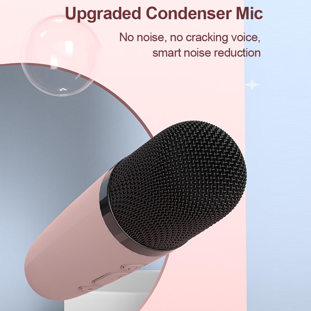 All-in-One Karaoke Machine Bluetooth-Compatible HIFI Portable Karaoke Speaker Set Noise Reduction Multifunction for Kids Adults