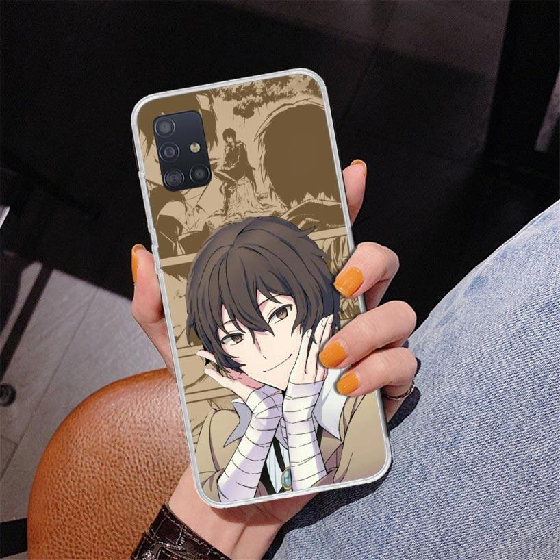 Bungo Stray Dogs Poster Anime Phone Case For Samsung Galaxy A52 A32 A22 A12 A51 A31 A50S A30S A20S A10S Note 20 Ultra 10 Plus S1