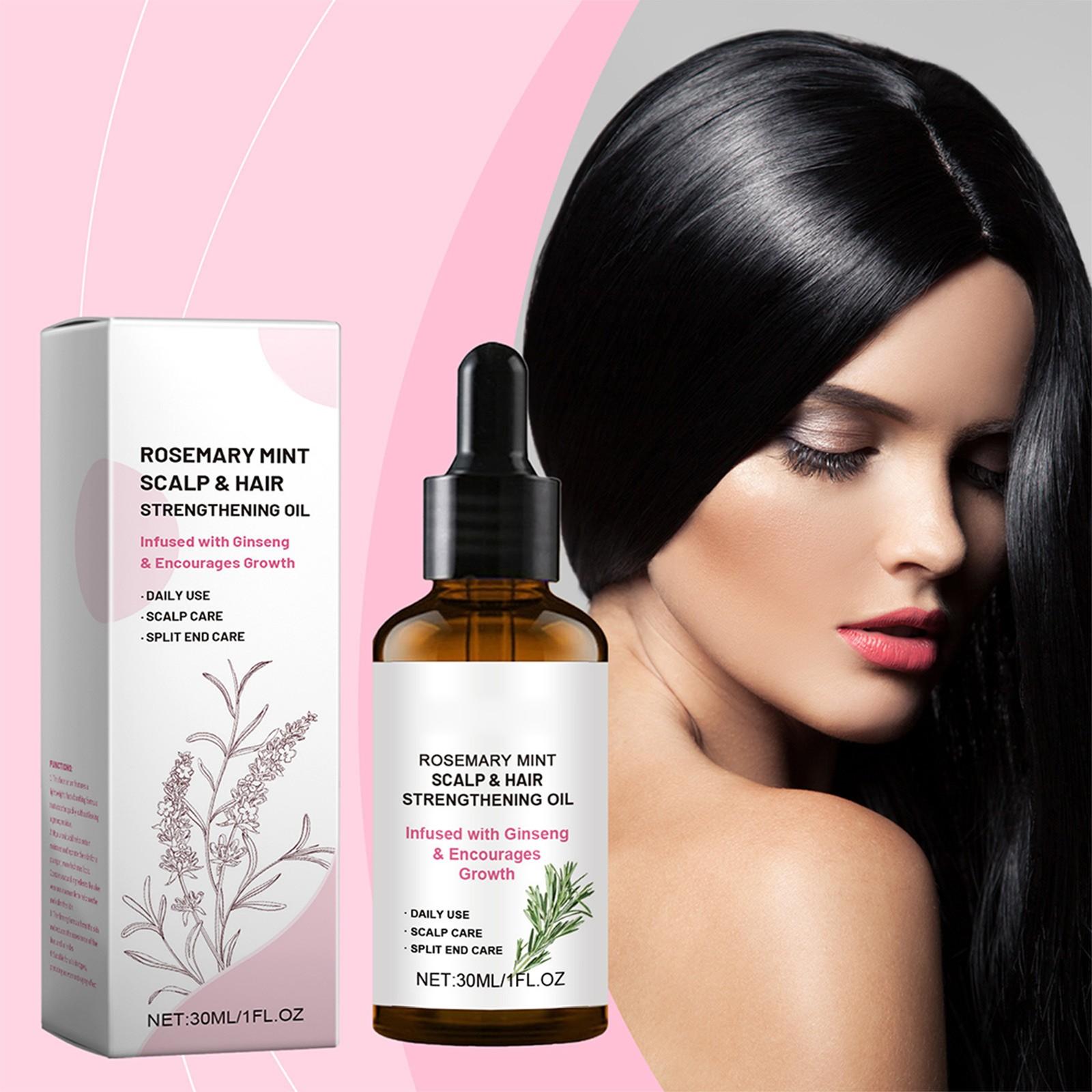 

Hair oil Scalp massage hair oil 30ML білий