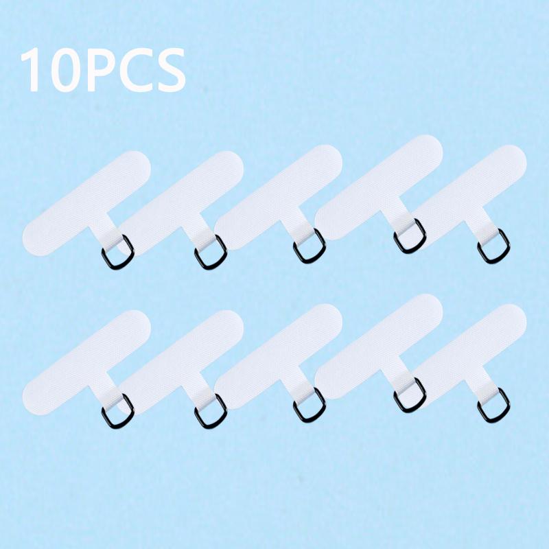 

10PCS Universal Mobile Phone Lanyard Strap Gasket Anti-lost DYM TPU Nylon Detachable Phone Hanging Cord Patch Sling Tether Pad
