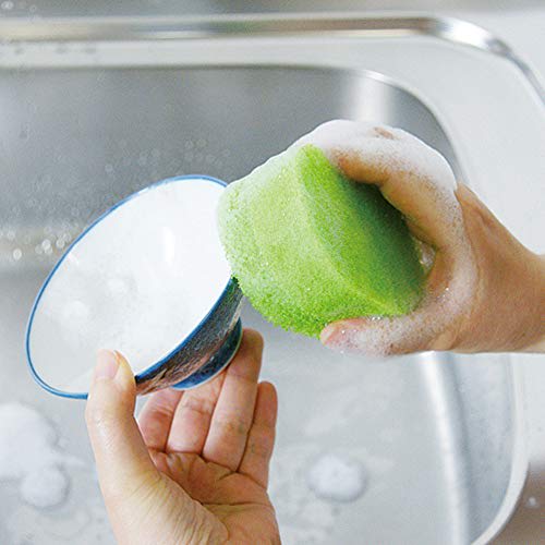 Azuma Industrial Kitchen Sponge, Water-Draining, Long-Lasting, Foaming, TK Colorful 3-Color Set, Lock Nylon, Long-Lasting
