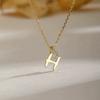 Factory Fine Jewelry 925 Sterling Silver 26 Letters Pendant Necklaces for Women Dainty Versatile Daily Wear Necklace