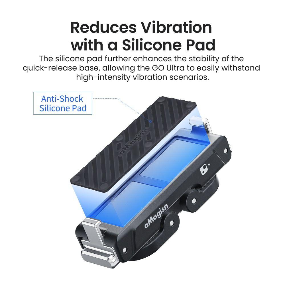 Aluminum Alloy Extension Mount Adapter for Insta360 Go Ultra Action Camera Accessories