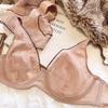 Bralette francese ultra sottile per intimo da donna Top reggiseno push up sexy a V profondo Set intimo e mutandine traspiranti comfort estivo