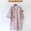 Ladies Cotton Kimono Bathrobe Loose Homewear Pajamas Robes for Women Multi Colors Printed Cardigan Sleep Wear Womens Robe