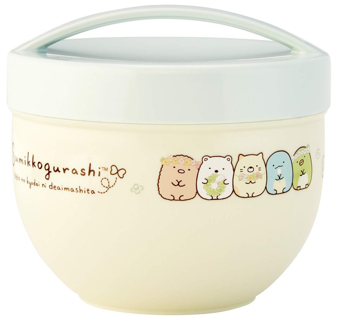 

Skater Cafe Bowl Lunch Box 560ml Sumikko Gurashi Cat Siblings PDN6