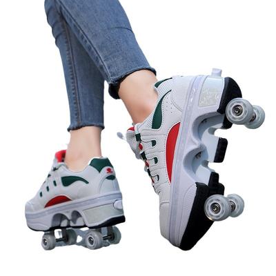 Sportowe Outdoorowe Jazda na Rolkach Nowe Buty Deformacyjne Czterokołowe Rolki Dwufunkcyjne Rolki Dwurzędowe Buty Runaway Rolki Mogą Jeździć
