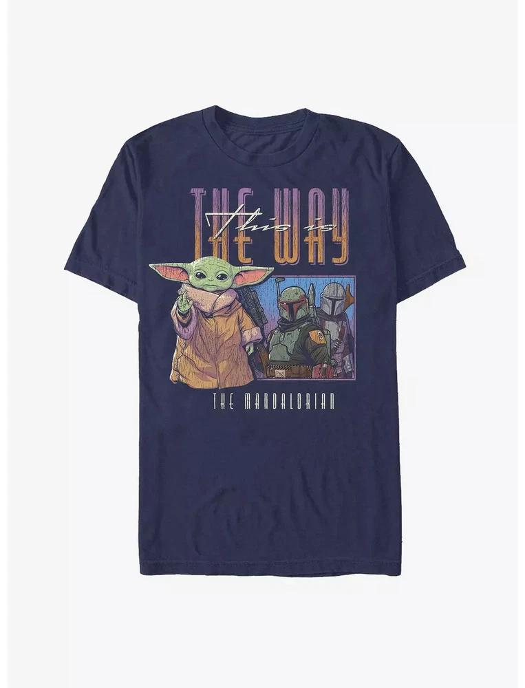 Star Wars The Unisexdalorian The Way Retro TShirt Unisex Navy S