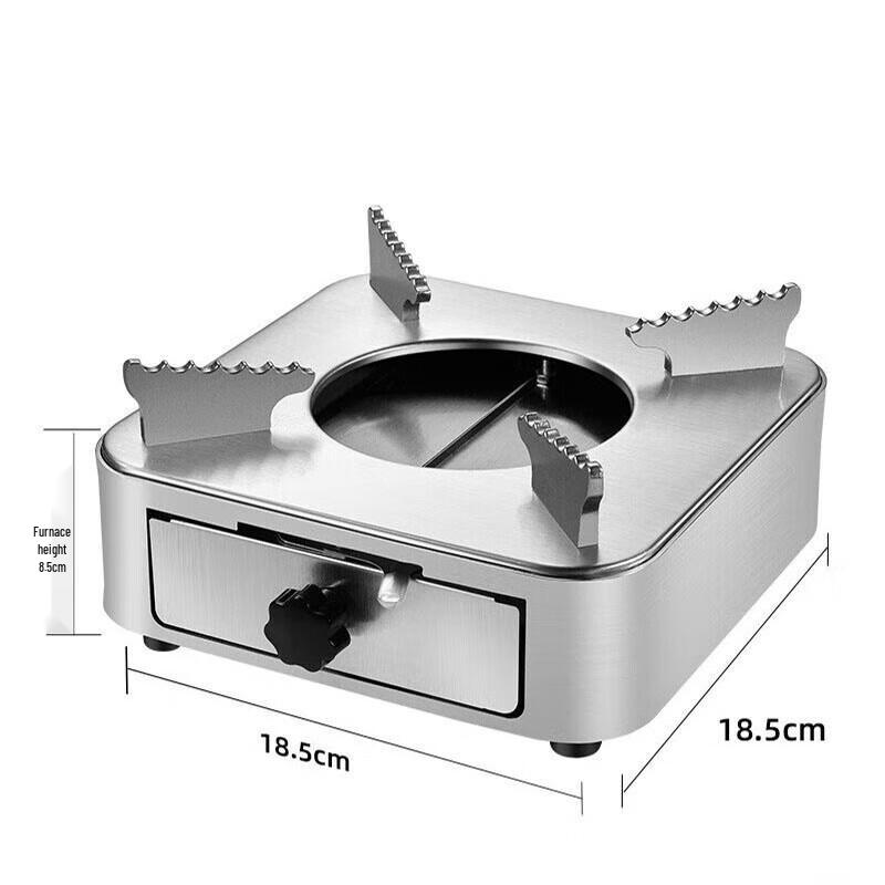 Portable Titanium Alloy Alcohol Hot Pot