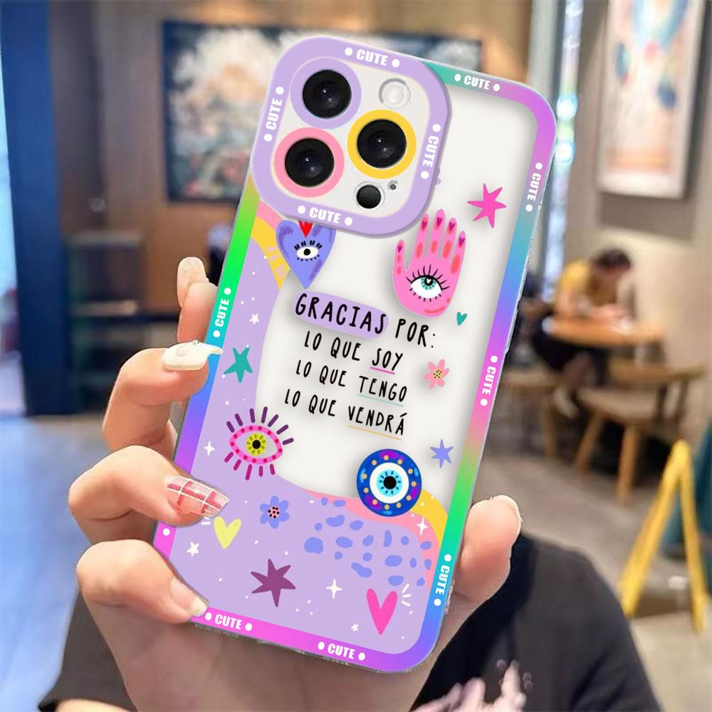 Funny Lucky Blue Evil Eye Clear Phone Case For VIVO Y400 Y100 Y75 Y51 Y50 Y36 Y35 Y28 Y22S Y21 Y20 Y19S Y17S Y16 Y15S Y04 Case