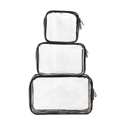 Transparent Cosmetic Bag Pvc Women Zipper Clear Makeup Bags Beauty Case Travel Make Up Organizer Storage Bath Toiletry Wash Bag
