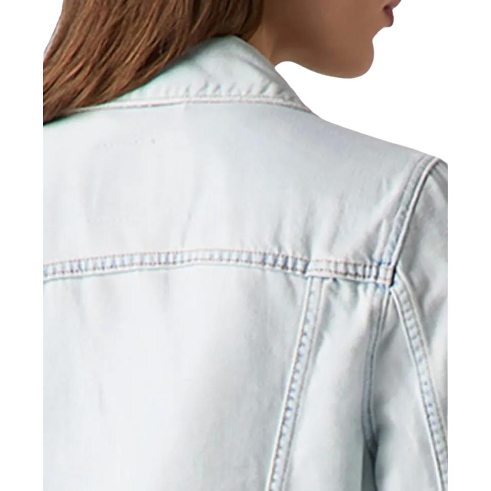 Levis Simple Solid Color Shirt Collar Single Breasted Long Sleeve Denim Jacket Women jackets 29945-0214