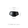 Black Ceramic Tableware Dinner Plates Rice Bowls Noodle Bowl Soup Bowl Salad Bowls Western Plate Steak Plates Dishes Pasta Plate