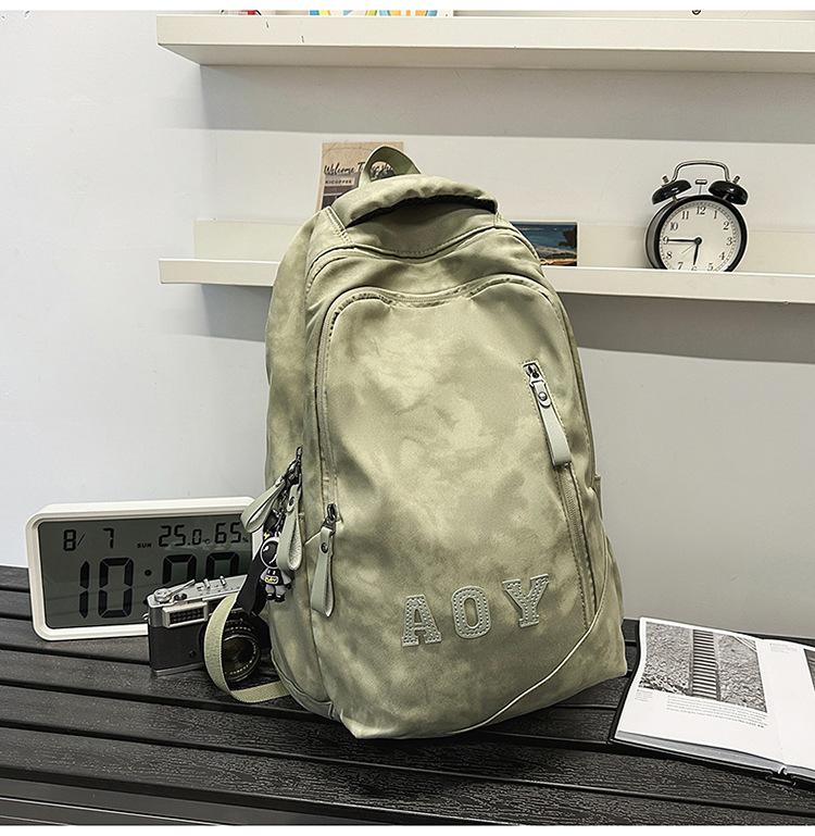 School bag high value dark lines gradual change color junior high school students lightweight versatile leisure outdoor