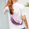 Simple Style Waist Pack for Women Shiny Laser Bum Hip Belt Bag for Girls Party Purse Small Chest Packs