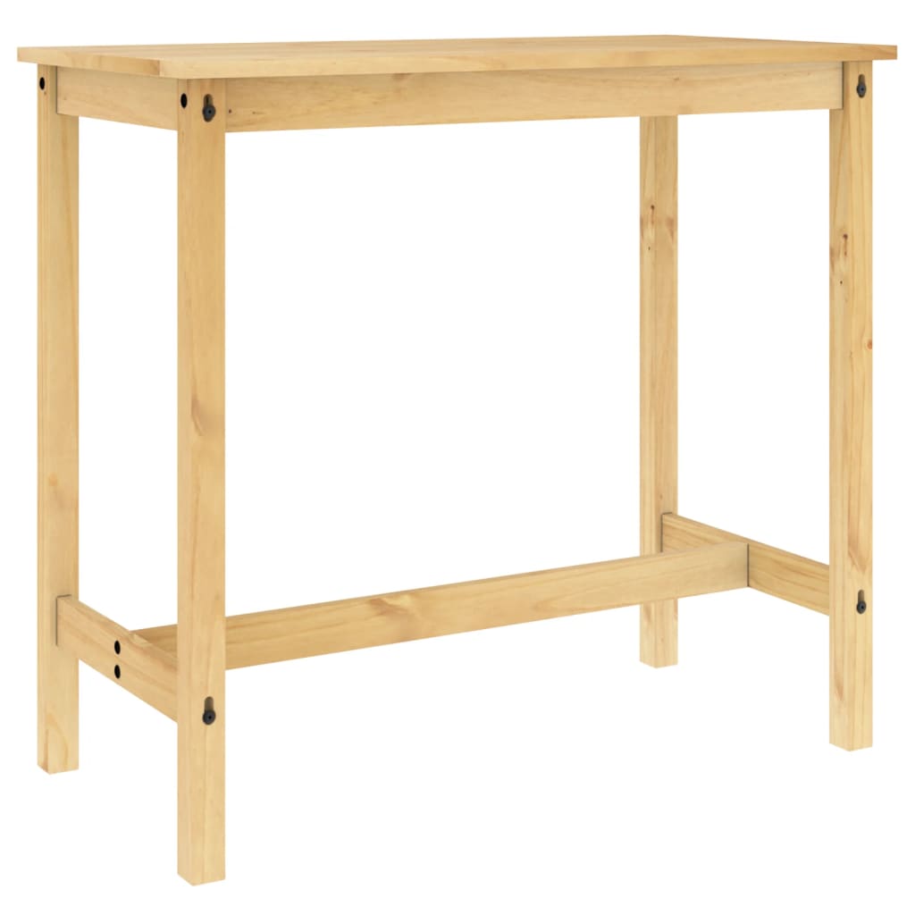 5 Piece Bar Set Solid Pine Wood