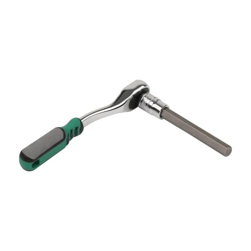 HFS (R) 7-Piece Hex Bit Socket Set with Ratchet Wrench