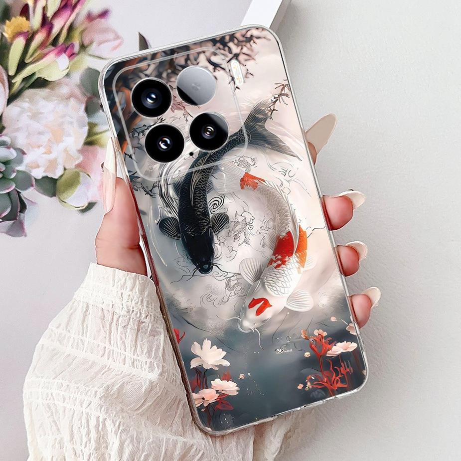 For Xiaomi Mi 15 Pro 5G Case New Fashion Painted Cover Soft Silicone Slim Phone Case For Xiaomi 15 Pro Mi15 5G Back Cover Fundas