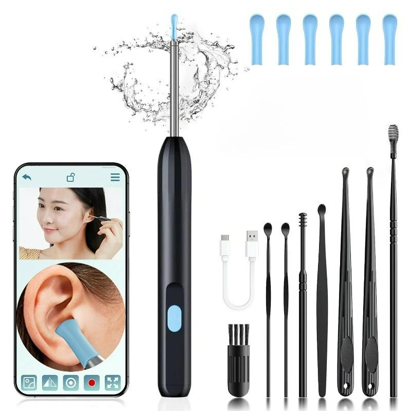 Smart Visual Ear Camera HD1080P 3.5MM WIFI Ear Pick Waterproof Ear Cleaner Endoscope Digital EarsWax Removal Tool EarsSpoon Case