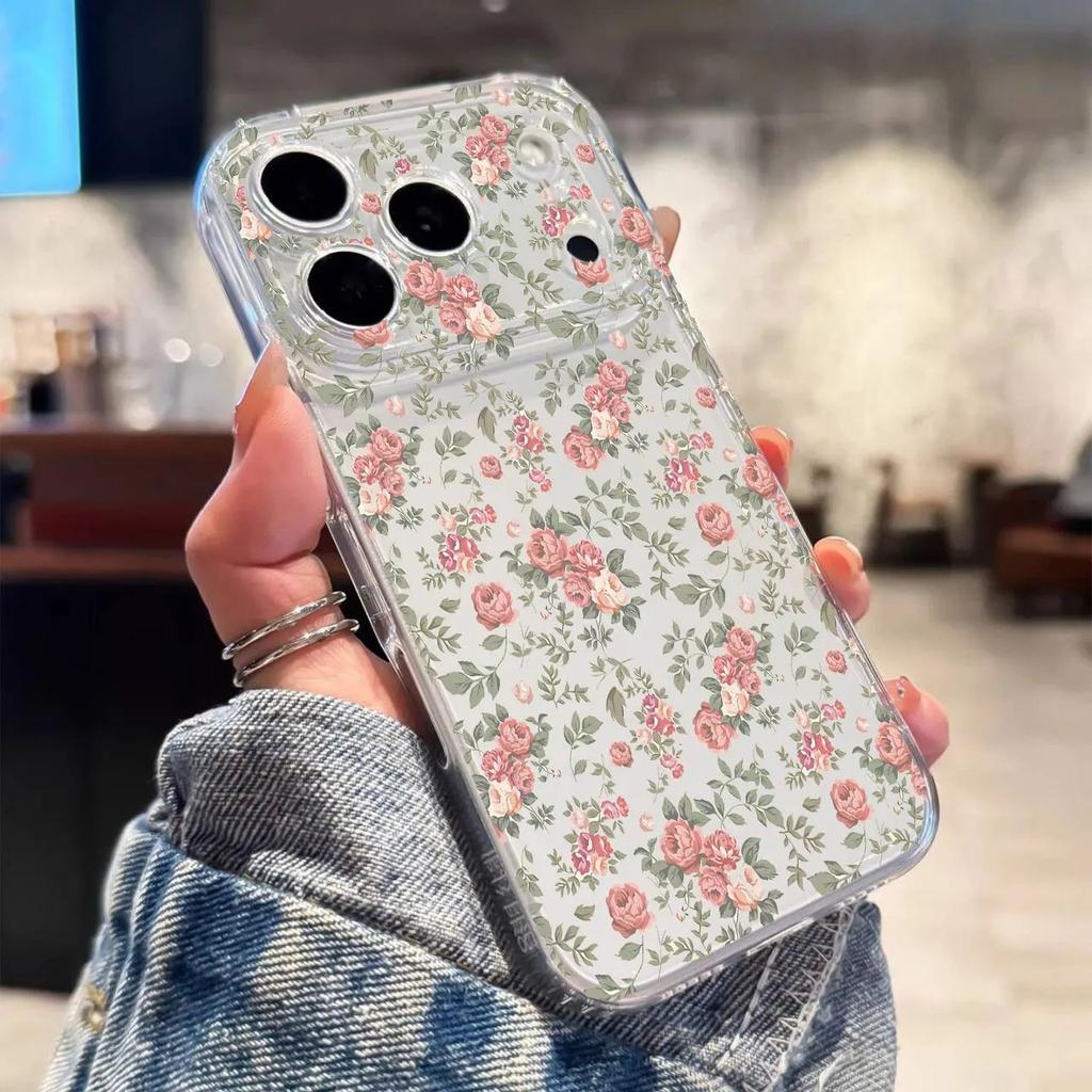 Tulip Rose Floral Phone Case For Xiaomi Redmi Note 15 15C 14 13 12 12S 12C 11 10 10C 13C 10s A2 A3 Pro Plus 4G 5G Soft TPU Cover