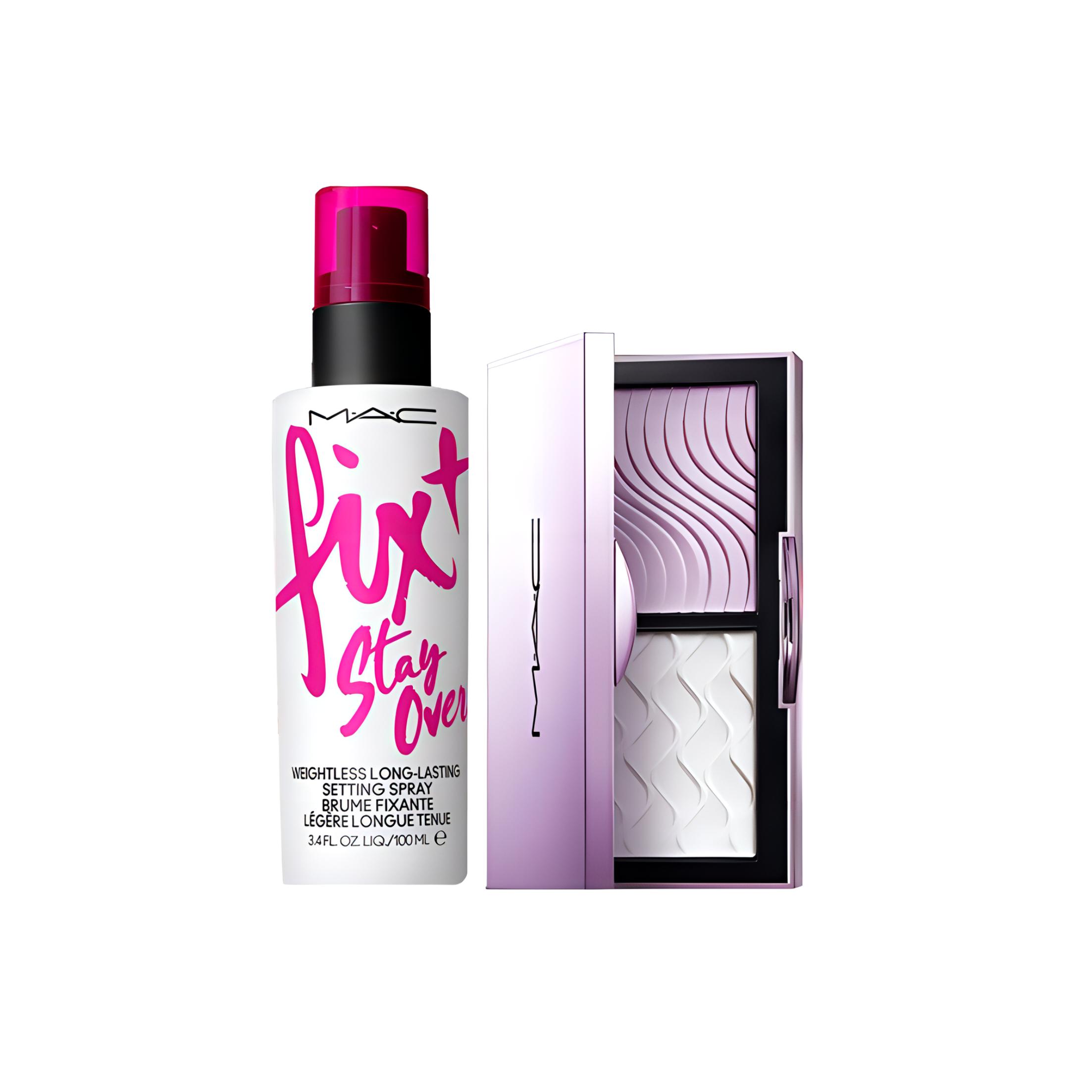 Mac Studio Fix Pro Set & Blur Pressed Powder Duo And Setting Spray 100ml+7g